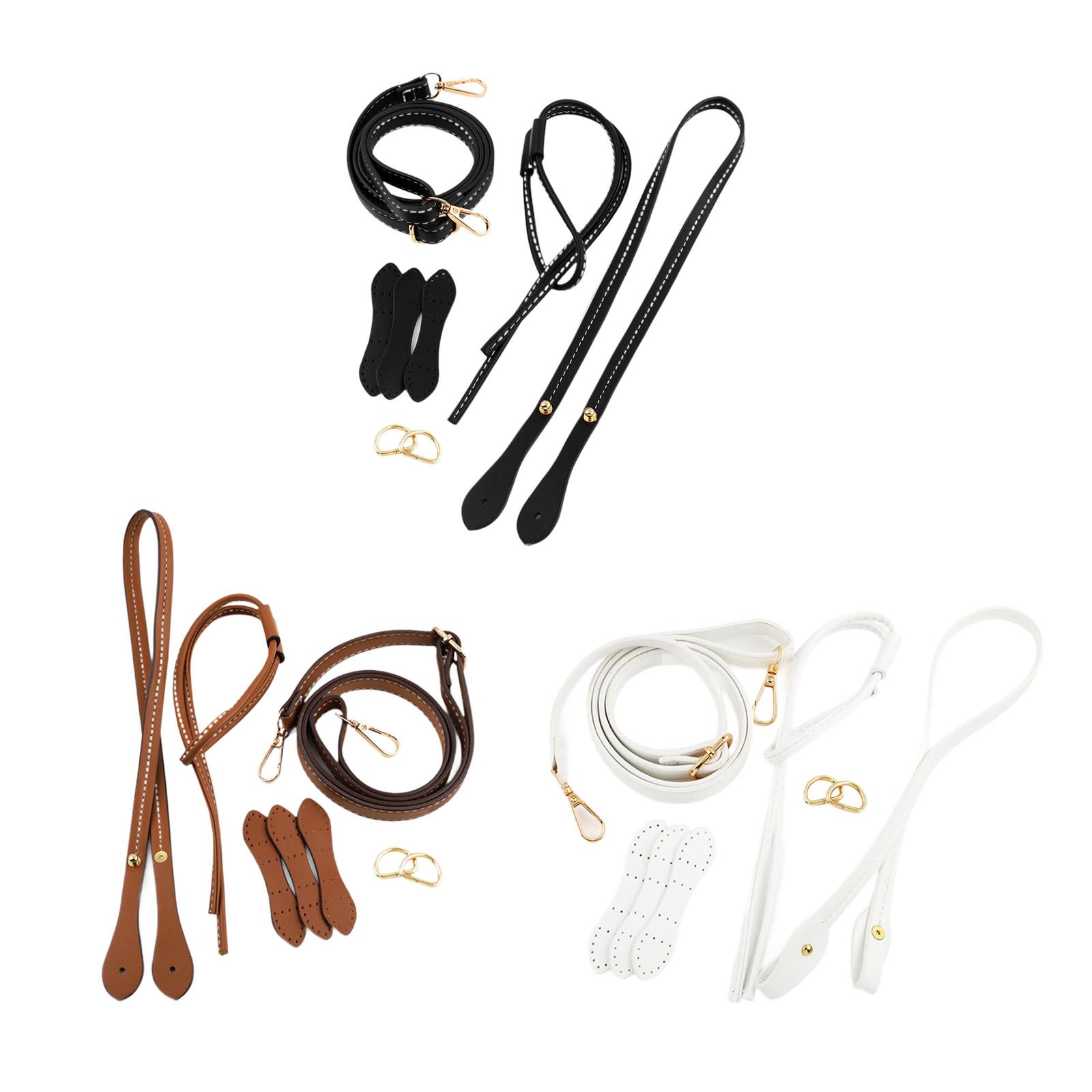 手編みのクロシェ編みバッグ用ハンドルキット。PUレザー製のシ - D Ring Strap のレビューと価格