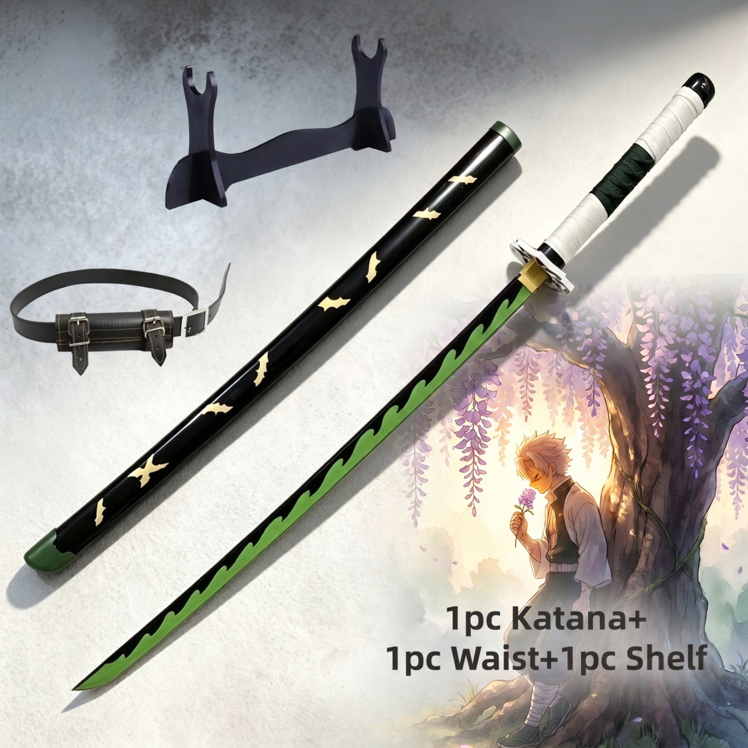 40インチ 鬼滅の刃 神無川善逸 刀スタンドセット アニメコ - Cosplay Prop Dagger のレビューと価格