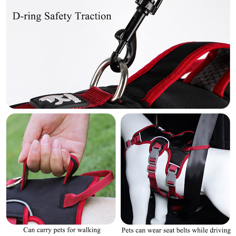 ノープル犬用ハーネス屋外散歩ペットチェストストラップ反射犬用 - D Ring Strap のレビューと価格