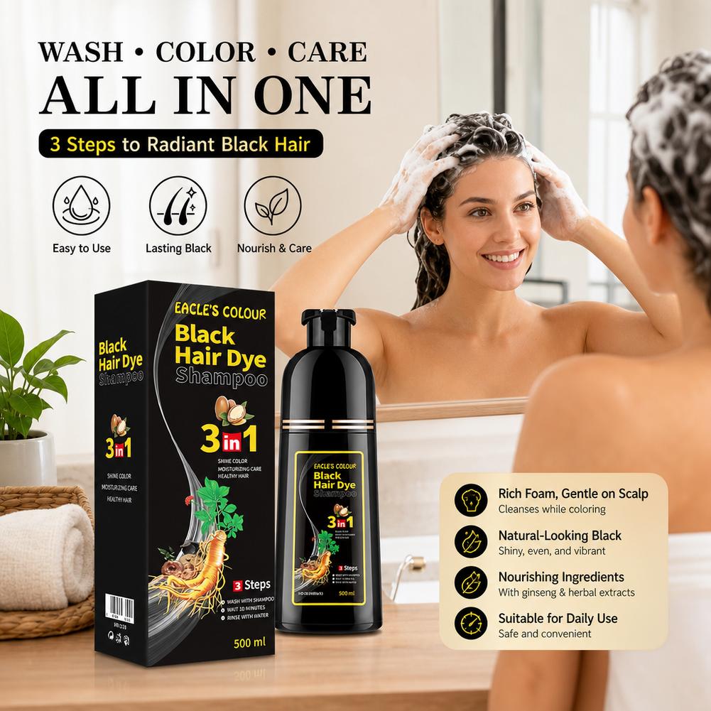 3 in 1 簡単ヘアダイシャンプー、即効性カラーリングシャ - Hair Spray Color のレビューと価格